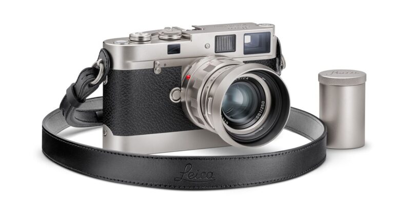 Leica’s new $23,000 film camera is platinum-plated and destined for collector shelves