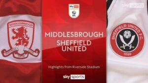 Middlesbrough 1-0 Sheffield United