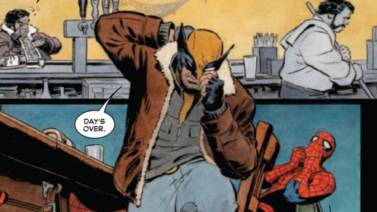 Wolverine drops in for Amazing Spider-Man #60, the finale of Zeb Wells’ run