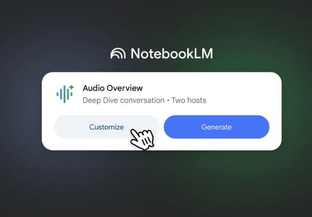 Google NotebookLM adds improved audio overviews and background listening feature