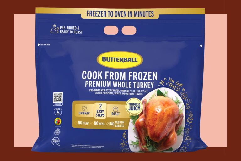 Butterball’s New ‘Cook From Frozen Turkey’ Doesn’t Need to Be Brined, Basted, or Seasoned