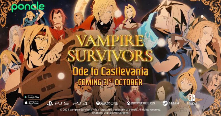 Vampire Survivors comes full-circle with Castlevania DLC expansion