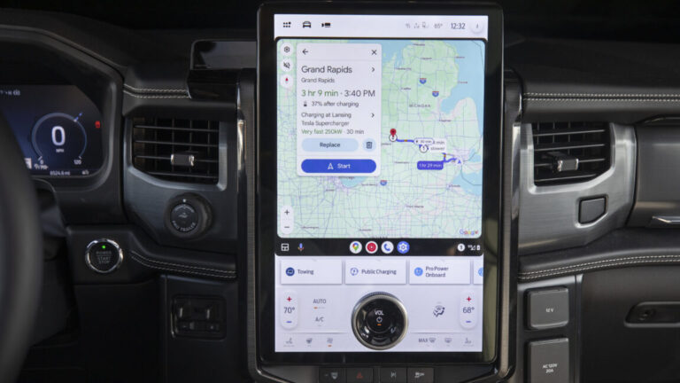 Ford adds EV routing to Android Auto in OTA update