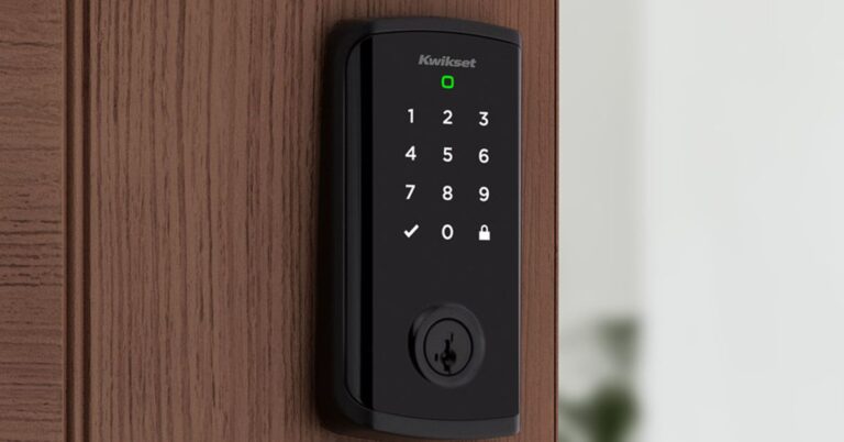 The Kwisket Halo Select Touchscreen smart lock brings Matter and Thread to the lock maker’s line-up