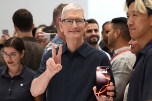 Tim Cook Knows Apple Isn’t First in AI but Says ‘It’s About Being the Best’