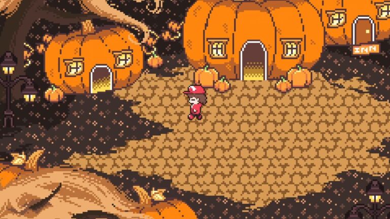 This Halloween-themed monster catching RPG looks like a Pokemon romhack in all the best ways, with one big twist: battles are 4v4