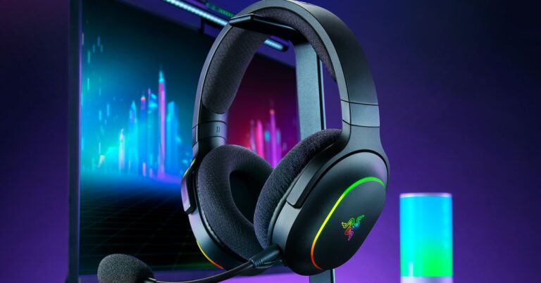 Razer added RGB lighting to its Barracuda X wireless headphones