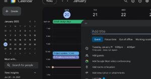 Google Calendar gets a redesign and dark mode