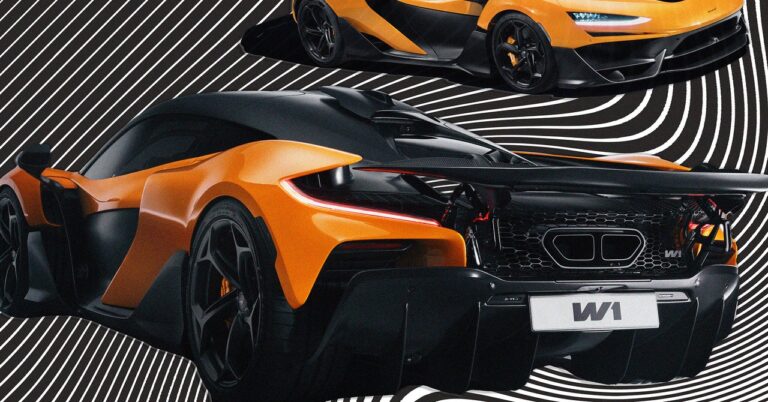 McLarenâs $2.6M W1 Supercar Wouldnât Seem Out of Place in Formula 1