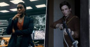 Bond star Lashana Lynch explains why she was “actually quite happy” not to work closely with Eddie Redmayne in new cat-and-mouse thriller The Day of the Jackal