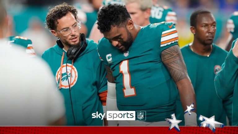 Tua Tagovailoa: Miami Dolphins quarterback cleared to return to training after concussion and could play vs Arizona Cardinals | NFL News