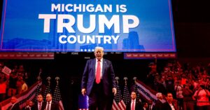 Donald Trump’s Ground Game in Michigan Is Mostly Glitchy Apps and Vibes