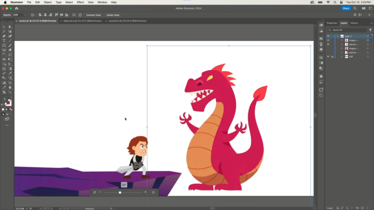 Adobe shows off 3D rotation tool for flat drawings