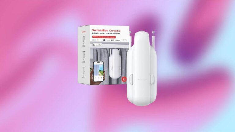 Make Your Mornings Easier With 30% Off SwitchBot’s Automatic Curtain Opener