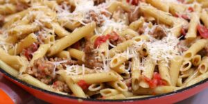 Brian’s Chicken Sausage Pesto Pasta Recipe