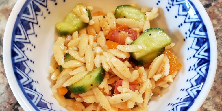 Summertime Orzo Salad