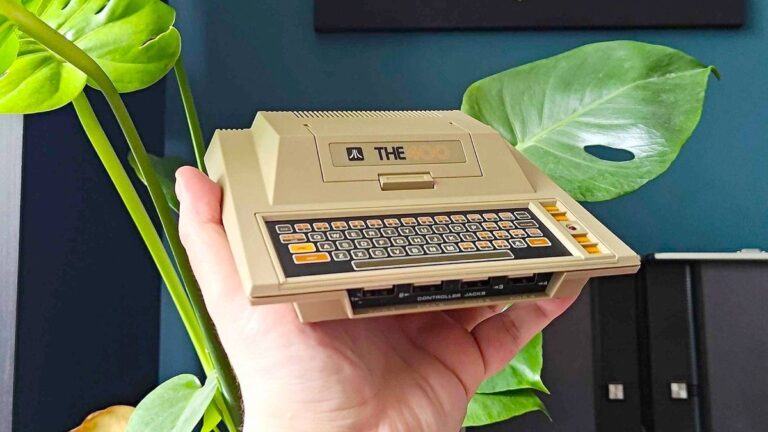 If I were you, I’d grab this Atari 400 mini and force the kids to play crusty old games over Thanksgiving