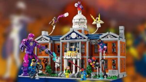 X-Men: The X-Mansion Lego Set Now Available – 3,093 Pieces, 10 Minifigures, Fully Modular