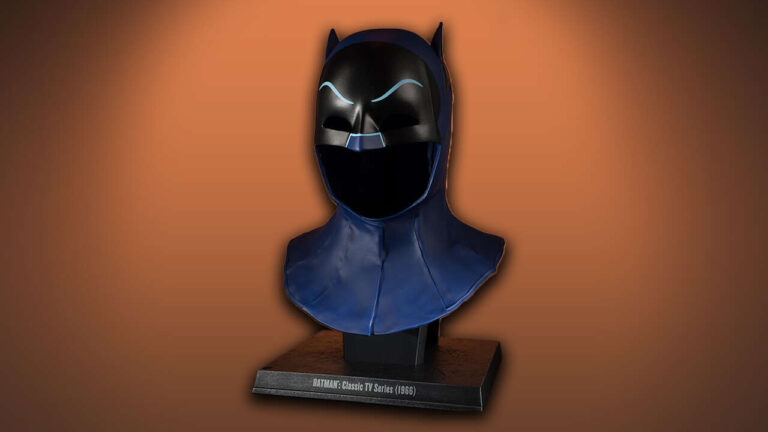 Celebrate The Grooviest Batman Era With This Full-Sized Replica Cowl