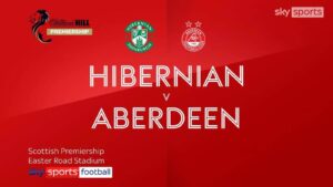 Hibs 3-3 Aberdeen