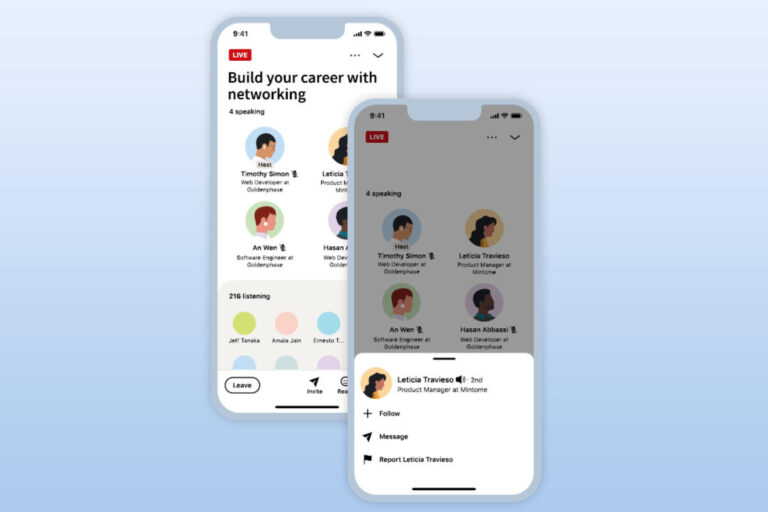 LinkedIn is killing the standalone live audio feature you probably forgot about