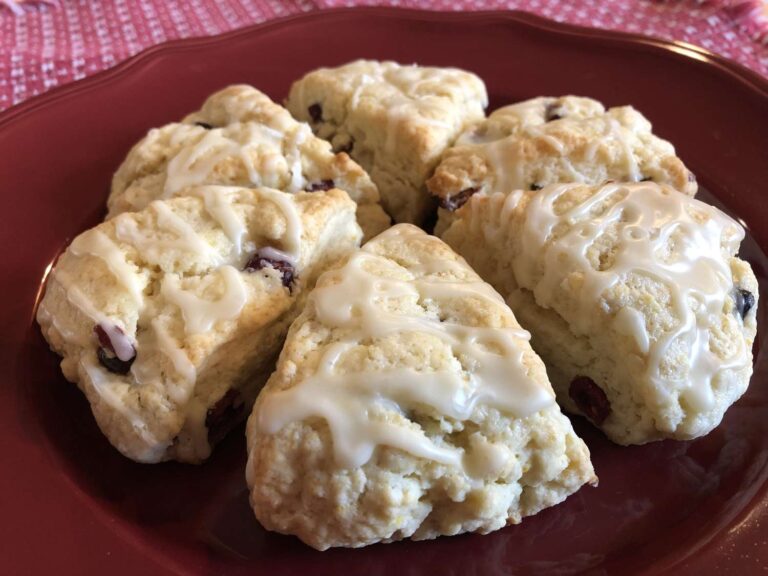 Cranberry-Orange Scones with Walnuts Recipe