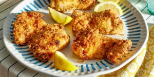 Air Fryer Lemon Garlic Parmesan Chicken Recipe