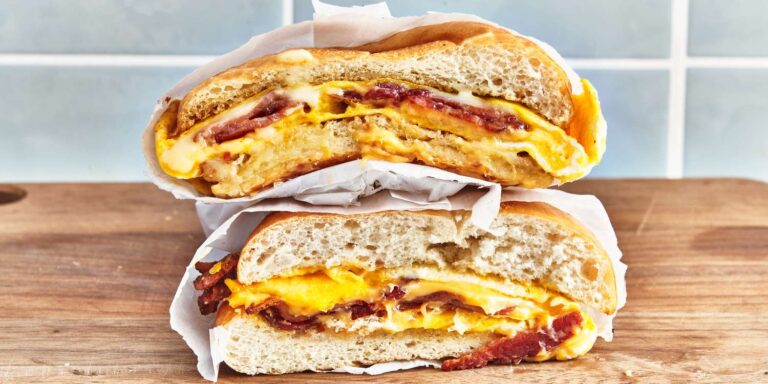 NYC Deli Bacon, Egg, and Cheese Sandwich Recipe