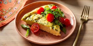 Crustless Ricotta Quiche Recipe