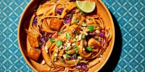 Caramel-Apple Tofu and Noodle Stir-Fry Recipe