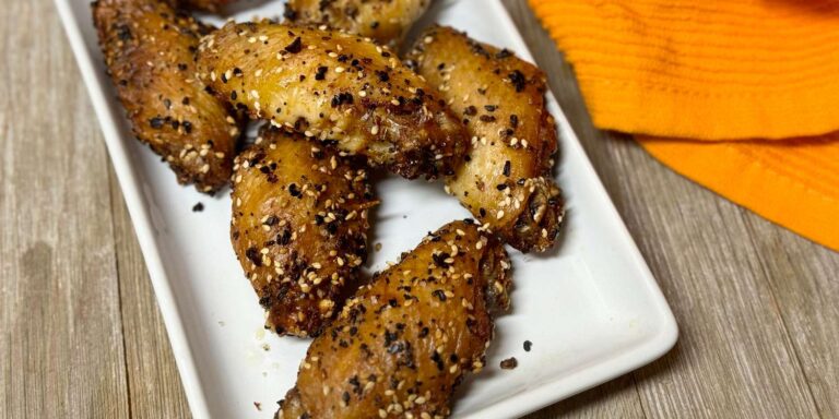 2-Ingredient Everything Bagel Chicken Wings Recipe