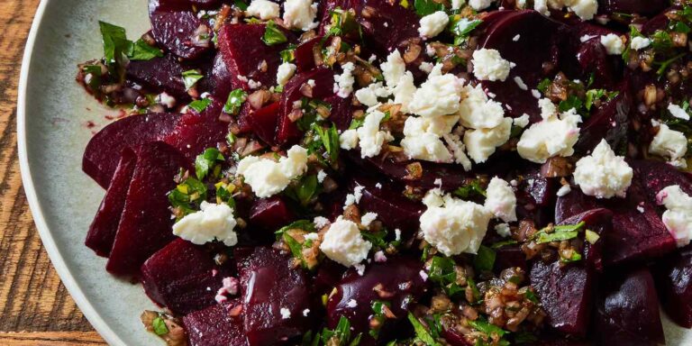 Roasted Beet Salad with Feta Recipe