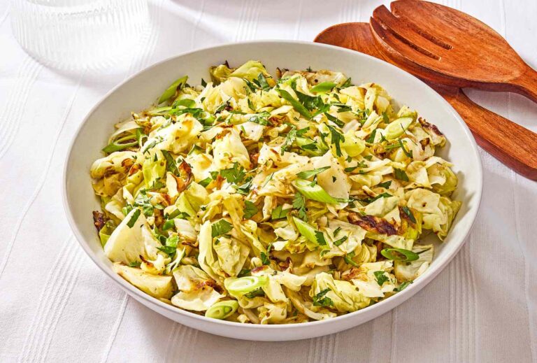 Roasted Cabbage Salad with Citrus Vinaigrette