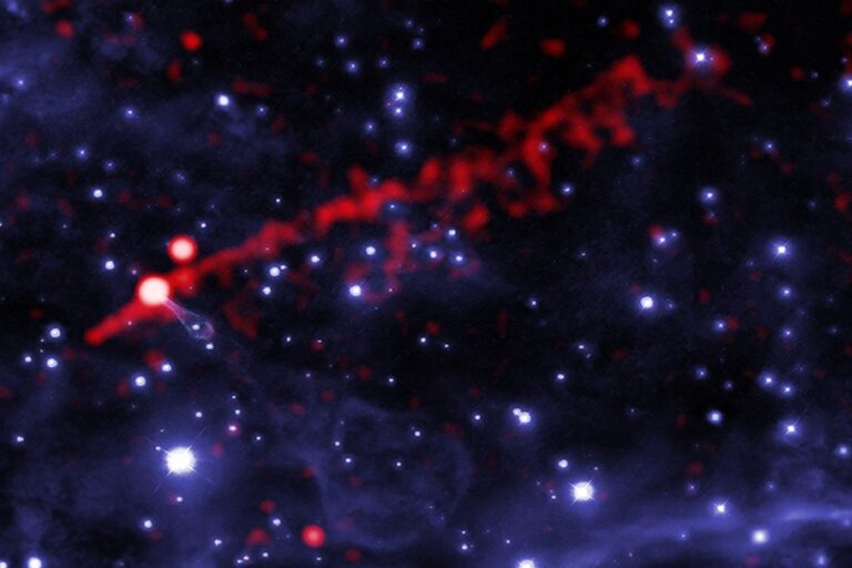 This Nebula Blasts Particles Into Space. Also, It Looks Like a Guitar