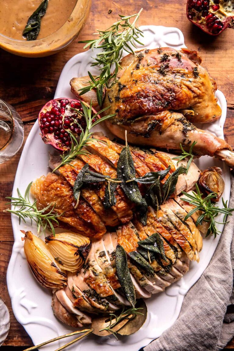 Herb and Butter Roasted Turkey Parts.