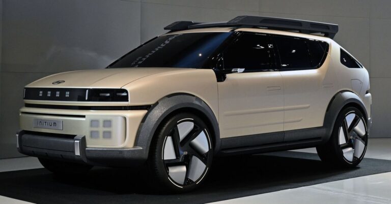 Hyundai’s retro-futuristic Initium is a good-looking concept SUV