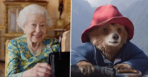 Paddington in Peru director says the film pays tribute to the late Queen as “people have a lot of affection” for the beloved Platinum Jubilee sketch