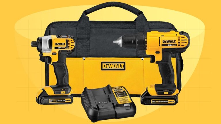 My favorite DeWalt cordless drill and impact driver set is 46% off for Black Friday