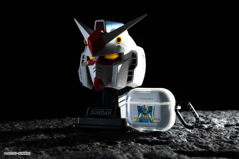 Casetify’s latest AirPods case is a giant Gundam head