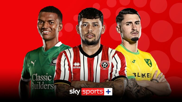 Sheff Utd, Boro & Norwich in action | Eight EFL games LIVE on Sky Sports+