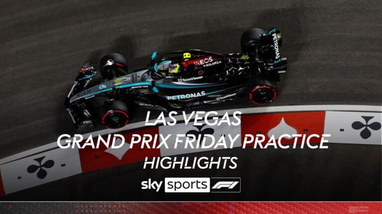 Potential shock in store? Hamilton tops P1 and P2 in Las Vegas