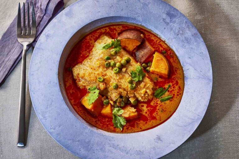 Thai Red Curry with Cod & Sweet Potatoes