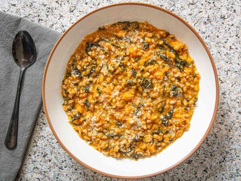 Here’s How to Easily Make Butternut Squash and Kale Farrotto Like an Italian Chef