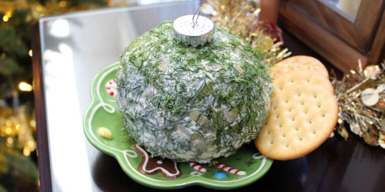 Christmas Ornament Cheese Ball Recipe