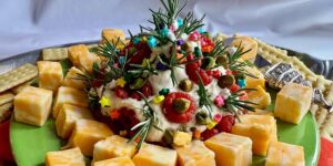 Christmas Tree Cheese Ball Recipe