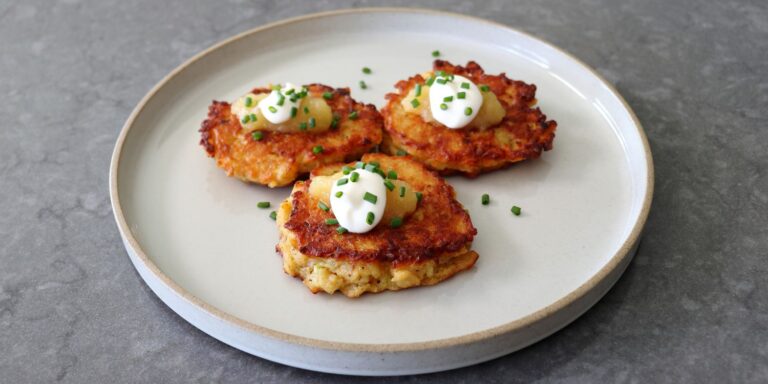 Potato Chip Latkes Recipe