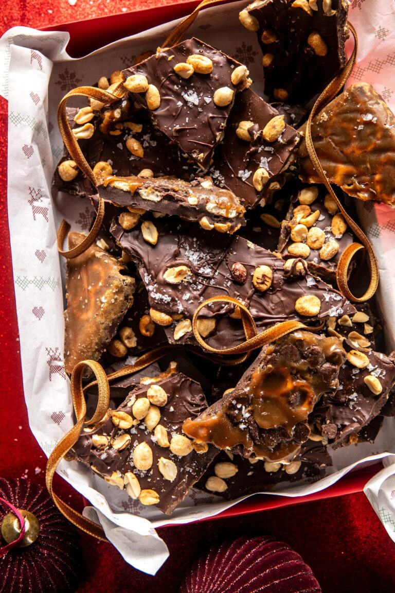 Chocolate Pretzel Toffee. – Half Baked Harvest