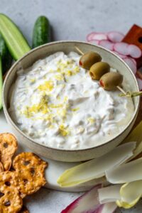 Dirty Martini Dip – Skinnytaste