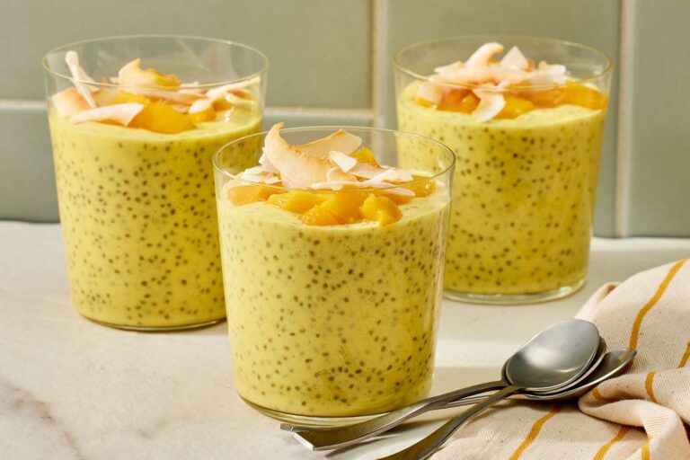 Mango, Passion Fruit & Coconut Chia Pudding