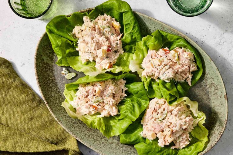 Tuna Salad Lettuce Wraps